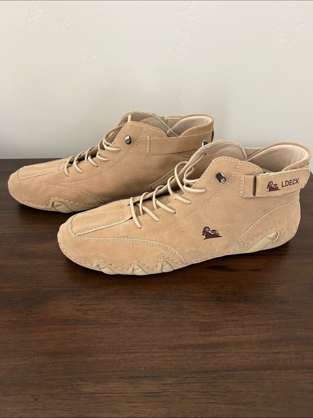 LDECK Casual Lightweight lace up Boot/Sneakers Loafers Mens Size 11 🏈NOTE BELOW